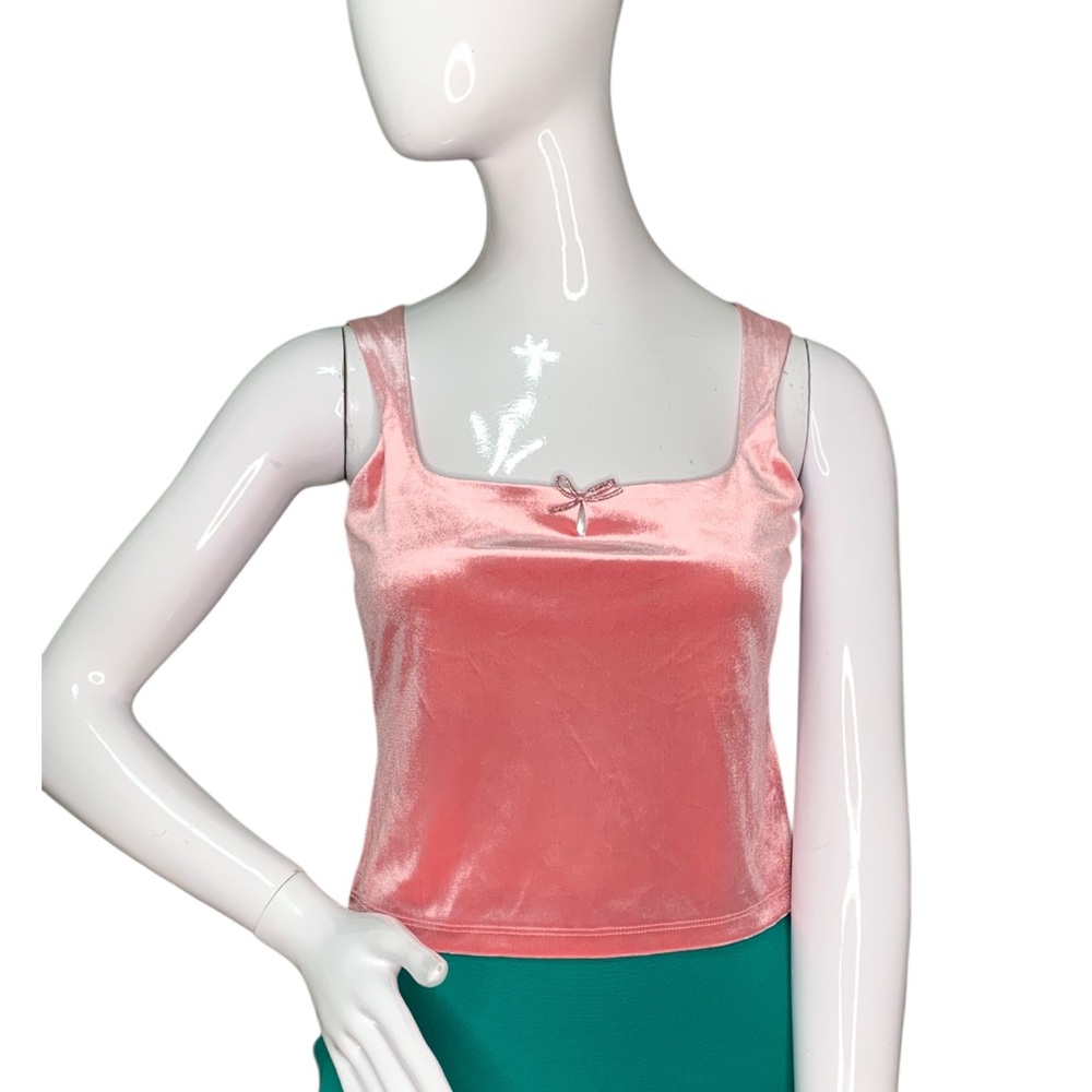 Wild Fable NWT Velvet Top Sleeveless Pink Size S